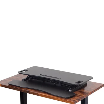 FlexPro Hero Standing Desk Converter - 37” Sit To Stand Desk With Keyboard Tray – Stand Steady 3 FlexPro Hero Standing Desk Converter - 37” Sit To Stand Desk With Keyboard Tray – Stand Steady