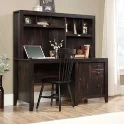 Dakota Pass Computer Desk With Hutch Light Brown - Sauder 22 Dakota Pass Computer Desk With Hutch Light Brown - Sauder -Homcom Furniture Shop GUEST 2a00a15b 5a51 435a bcf3 8d5cbf542f4e