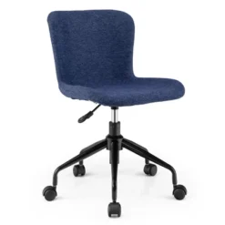 Costway Mid Back Armless Office Chair Adjustable Swivel Linen Task Chair 23 Costway Mid Back Armless Office Chair Adjustable Swivel Linen Task Chair -Homcom Furniture Shop GUEST 2ad573e8 017b 4930 bc11 2babf7b89b65