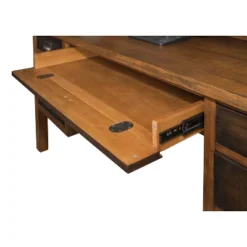 30" Heritage Credenza With Shelves Brown - Martin Furniture