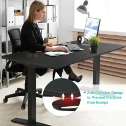 Costway 55''x28'' Electric Standing Desk Sit To Stand Workstation Dual Motor -Homcom Furniture Shop GUEST 2cb92824 4658 4912 8825 231d378e473e
