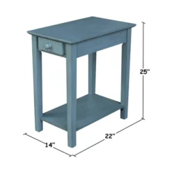 Narrow End Table - International Concepts -Homcom Furniture Shop GUEST 2ceb3540 b497 4bd4 8e70 92fc933e42a4