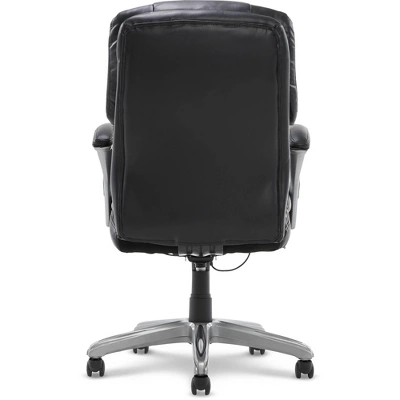 AIR Health & Wellness Managers Chair Black Leather - Serta 7 AIR Health & Wellness Managers Chair Black Leather - Serta - Image 5