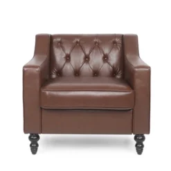 Furman Contemporary Tufted Club Chair Cognac - Christopher Knight Home 21 Furman Contemporary Tufted Club Chair Cognac - Christopher Knight Home -Homcom Furniture Shop GUEST 2d94fad1 e63e 447b 9509 af6e0c2e68c2