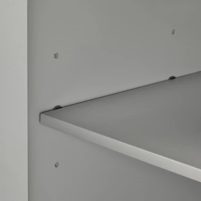 3pc Tara Entertainment Set With Closed Storage Distressed Gray - Crosley 12 3pc Tara Entertainment Set With Closed Storage Distressed Gray - Crosley - Image 10