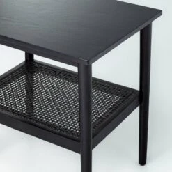 Wood & Cane Square Accent Side Table - Hearth & Hand™ With Magnolia -Homcom Furniture Shop GUEST 2fec86c2 46f8 4bc8 b6c1 4905ec94127a