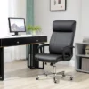 Vinsetto Home Office Chair, PU Leather Computer Chair With 360 Degree Swivel Wheels, Adjustable Height, Tilt Function, Executive Office Chair, Black 2 Vinsetto Home Office Chair, PU Leather Computer Chair With 360 Degree Swivel Wheels, Adjustable Height, Tilt Function, Executive Office Chair, Black -Homcom Furniture Shop GUEST 30576965 7869 448b 93fc 10a1cb40cfa0