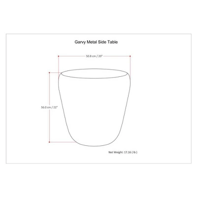 Beaton Metal Side Table - WyndenHall 7 Beaton Metal Side Table - WyndenHall - Image 5