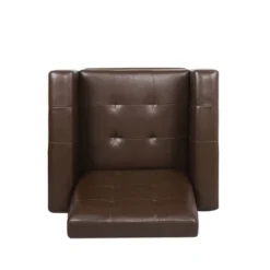 Craigue Contemporary Tufted Faux Leather Pushback Recliner - Christopher Knight Home -Homcom Furniture Shop GUEST 3111d7c6 e5ed 4a82 a002 049dde0917f8