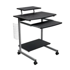 Compact Computer Cart With Storage - Techni Mobili -Homcom Furniture Shop GUEST 328c8955 8908 4312 84b2 0d77e4757dbd