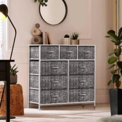 Sorbus Drawer Dresser For Bedroom Home And Office Gray -Homcom Furniture Shop GUEST 3302a884 5f00 4805 9884 30b45a9894b1