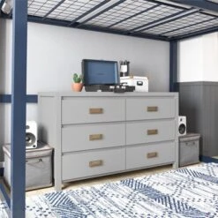 Little Seeds Monarch Hill Haven 6 Drawer Kids Dresser -Homcom Furniture Shop GUEST 33995601 e2af 4a3c b3b6 f4658ee1d7a0