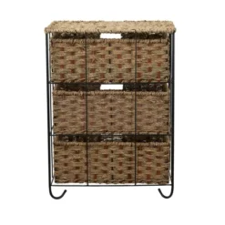 Household Essentials 3 Drawer Chest Rattan -Homcom Furniture Shop GUEST 3412d3e2 6058 42af 9285 89ddfd65dbd6