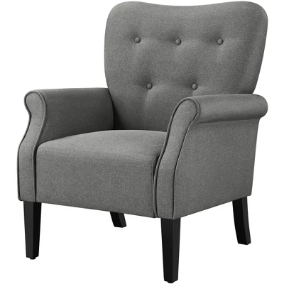 Yaheetech Fabrics Upholstered Accent Chair Arm Chair For Living Room 9 Yaheetech Fabrics Upholstered Accent Chair Arm Chair For Living Room - Image 7