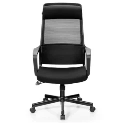 Costway Adjustable Mesh Office Task Chair Heating Lumbar Support Headrest GreyBlack -Homcom Furniture Shop GUEST 353dc0a4 9772 453b 9dd0 3e26bac012ef