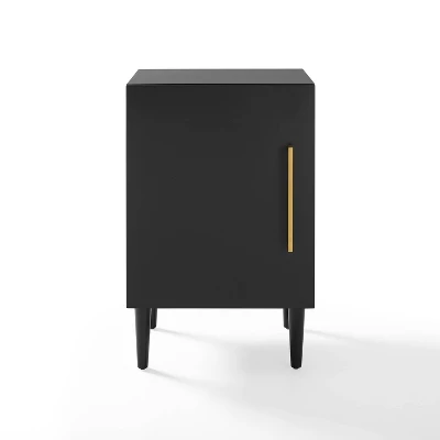 Everett Record Player Stand Matte Black - Crosley 3 Everett Record Player Stand Matte Black - Crosley
