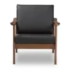 Venza Mid Century Modern Walnut Wood Faux Leather Lounge Chair Black - Baxton Studio 1 Venza Mid Century Modern Walnut Wood Faux Leather Lounge Chair Black - Baxton Studio -Homcom Furniture Shop GUEST 36f9bda0 3e7a 46f8 8da5 2ccc92752ca6
