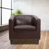 Emma And Oliver Leather Lounge Chair With Sloping Arms -Homcom Furniture Shop GUEST 388ef1db 56b9 4429 9fd5 fac49e729d73