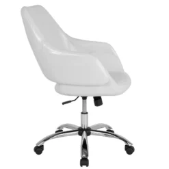 Merrick Lane Office Chair Ergonomic Executive Mid-Back Design With 360° Swivel And Height Adjustment -Homcom Furniture Shop GUEST 394800c8 ffc7 4f01 87c3 bf32f747c654