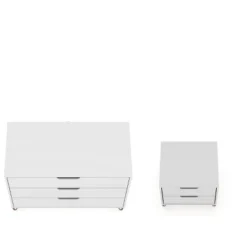 Rockefeller Dresser And Nightstand Set - Manhattan Comfort -Homcom Furniture Shop GUEST 3a0c0013 23e0 42d8 80ec eb6ff9b94f3d