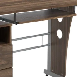 Emma And Oliver Desk With Three Drawer Single Pedestal And Pull-Out Keyboard Tray -Homcom Furniture Shop GUEST 3adbe4cc de70 4b7b 872f e7b5357ee742
