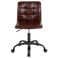 Emma And Oliver Home Office Armless Task Office Chair With Tufted Back/Seat -Homcom Furniture Shop GUEST 3cc137eb 48fc 4acb abd6 a0c841296a67