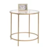 International Lux Side Table - Satin Gold