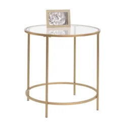 International Lux Side Table - Satin Gold