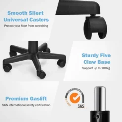 Tangkula Armless Mesh Office Chair Ergonomic Swivel Computer Desk Chair Height Adjustable Task Chair For Adults And Kids -Homcom Furniture Shop GUEST 40aebd33 2d93 46f8 8fdb b9e8d7777c7d