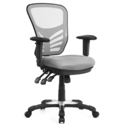Costway Mesh Office Chair 3-Paddle Computer Desk Chair W/ Adjustable Seat -Homcom Furniture Shop GUEST 4174cf3d 8150 4910 894a f9c97e3c1b40