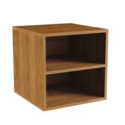Hastings Home 2-Shelf Cube End Table, Brown 10 Hastings Home 2-Shelf Cube End Table, Brown -Homcom Furniture Shop GUEST 43e6f8cf 621c 4ca3 a949 467a76ef41aa