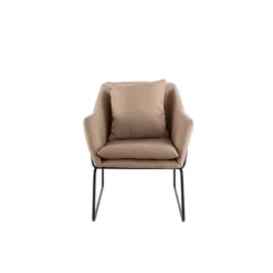 Odile Metal Frame Accent Chair - Adore Décor -Homcom Furniture Shop GUEST 4431adff 90b2 4229 a654 5ebe70a88818