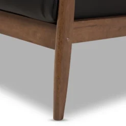 Venza Mid Century Modern Walnut Wood Faux Leather Lounge Chair Black - Baxton Studio 14 Venza Mid Century Modern Walnut Wood Faux Leather Lounge Chair Black - Baxton Studio -Homcom Furniture Shop GUEST 44360b8b 6af0 47d3 a9b8 c6ab98499638