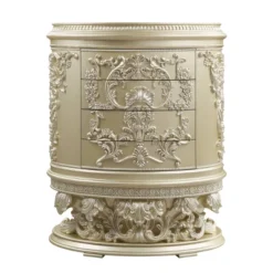 46" Vatican Bedroom Set Champagne Silver Finish - Acme Furniture -Homcom Furniture Shop GUEST 4462226d 85ba 414f be6e 884b3fe57eeb