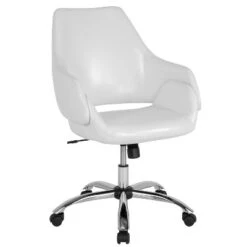 Merrick Lane Office Chair Ergonomic Executive Mid-Back Design With 360° Swivel And Height Adjustment -Homcom Furniture Shop GUEST 46c001a1 8a2c 4608 bbee 51a127bcaded