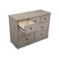 Simmons Kids' Monterey 7 Drawer Dresser - Rustic White -Homcom Furniture Shop GUEST 4789a5bb 3a17 4172 b91e e3df62048a26