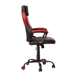 BlackArc High Back Gaming Chair With Red And Black Faux Leather Upholstery, Adjustable Swivel Seat And Padded Flip-Up Arms -Homcom Furniture Shop GUEST 47bd88f2 666e 47eb ad31 47a0916dcd65