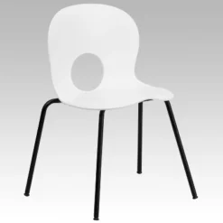 Emma And Oliver Multipurpose Designer Plastic Cafe Stack Chair -Homcom Furniture Shop GUEST 497bcdf8 c9ed 487a 95fd d79d9b19d9b5