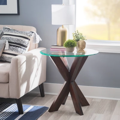 Axbridge Side Table - Linon 3 Axbridge Side Table - Linon