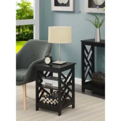 Titan End Table With Shelves - Breighton Home