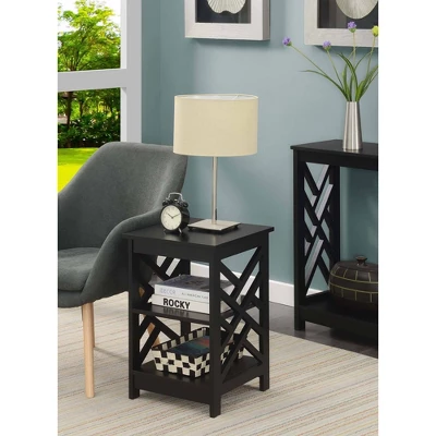 Titan End Table With Shelves - Breighton Home 2 Titan End Table With Shelves - Breighton Home