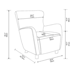 Kessler Wingback Faux Sherling Accent Chair Cream - Threshold™ Designed With Studio McGee 14 Kessler Wingback Faux Sherling Accent Chair Cream - Threshold™ Designed With Studio McGee -Homcom Furniture Shop GUEST 4c51f9cd e87e 4874 8672 f098ed2266be