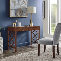 Fachnan 2 Drawer Writing Desk - Inspire Q 14 Fachnan 2 Drawer Writing Desk - Inspire Q -Homcom Furniture Shop GUEST 4d245326 a85a 4fa4 b192 d1f448e9b58a