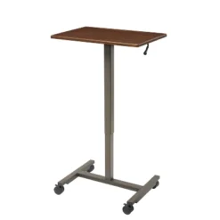 24.4" Airlift Spring Height Adjustable Sit-Stand Mobile Laptop Computer Desk Cart - Seville Classics -Homcom Furniture Shop GUEST 5002d40e be0f 41cc b7aa adfea6f1ec70
