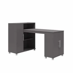 Cabell Hobby And Craft Desk With Storage Cabinet - Room & Joy -Homcom Furniture Shop GUEST 51230196 b535 4e3c 829e 9d648a7b16f4