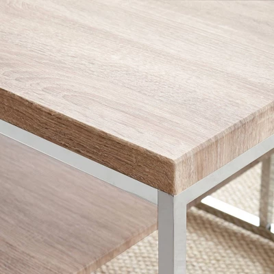 Lucia Chairside End Table Brown - Steve Silver 4 Lucia Chairside End Table Brown - Steve Silver - Image 2