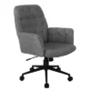 Modern Upholstered Tufted Office Chair With Arms Gray - Techni Mobili -Homcom Furniture Shop GUEST 530400e1 ad7f 478a 80a2 6c7a1fa6b09f
