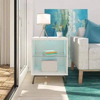 Hannaford End Table White - Room & Joy 3 Hannaford End Table White - Room & Joy