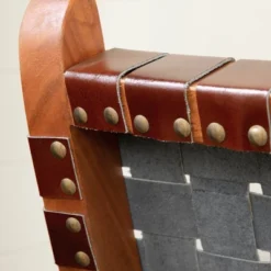 Balka Woven Leather Lounge Chair - South Shore -Homcom Furniture Shop GUEST 53663572 2154 47e9 88e1 2445849b9ccf