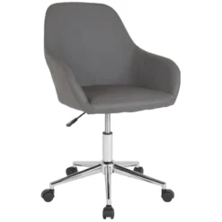 Merrick Lane Home Office Bucket Style Chair With 360 Degree Rotating Swivel -Homcom Furniture Shop GUEST 5403e288 6beb 4251 a75c 1b3c5fd84820